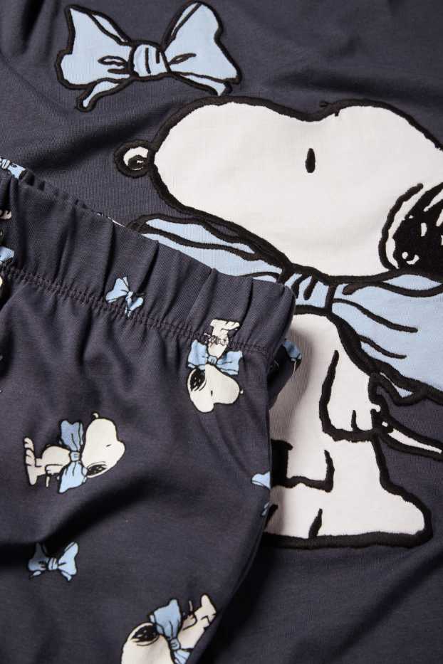 Femei - Pijama - Peanuts - albastru închis
