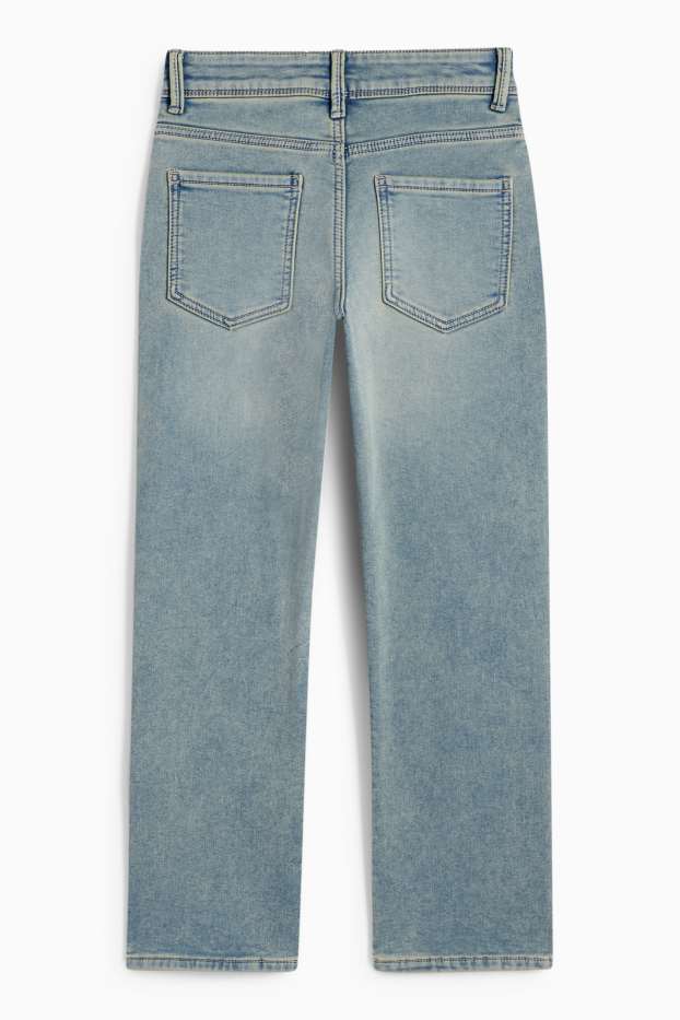 Copii - Băieți - Straight jeans - jeans termoizolanți - denim-albastru deschis