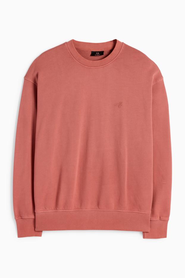 Men - Sweatshirt - dark orange
