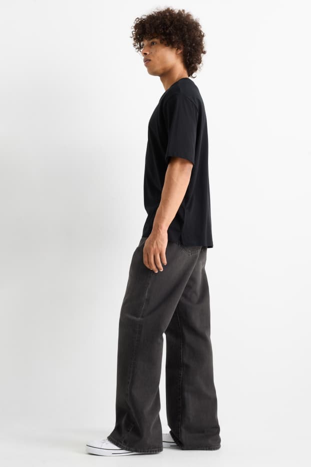 Bărbați - Bootcut jeans - denim-gri închis