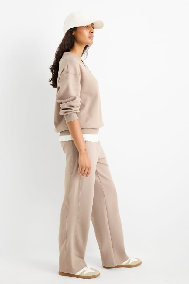 Femei - Pantaloni de trening - bej