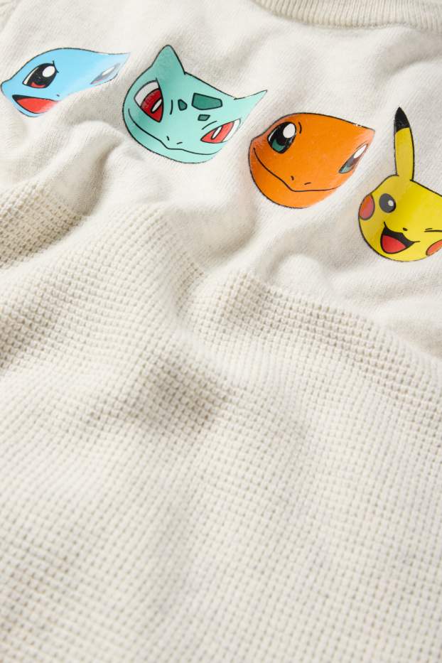 Copii - Băieți - Pokémon - pulover - bej deschis