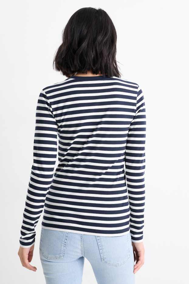 Femei - Multipack 2 buc. - tricou cu mânecă lungă  - albastru închis
