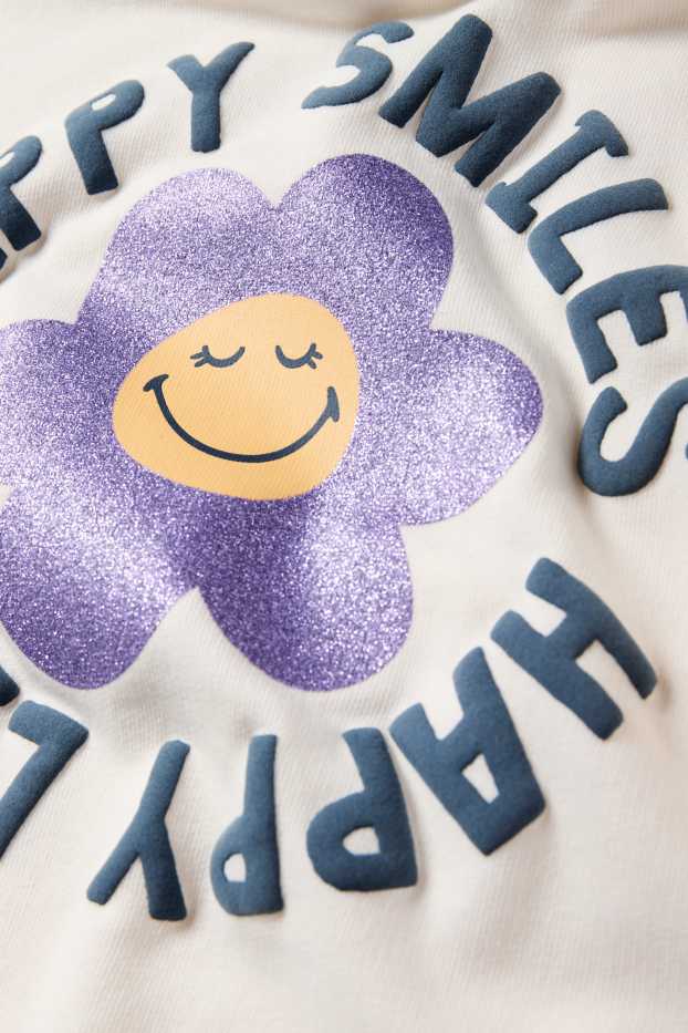 Children Girls - SmileyWorld® - sweatshirt - cremewhite