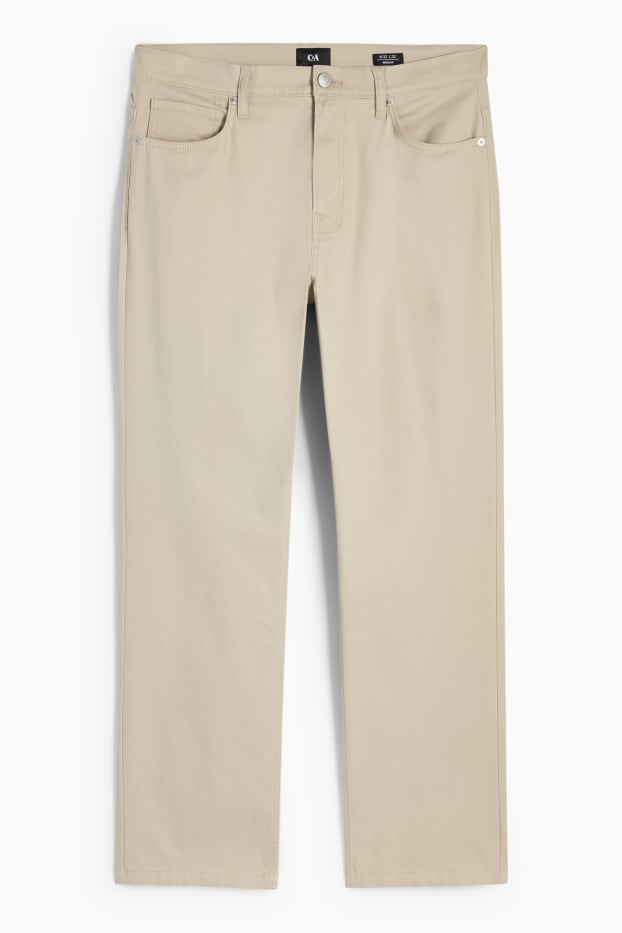 Bărbați - Pantaloni - regular fit - bej