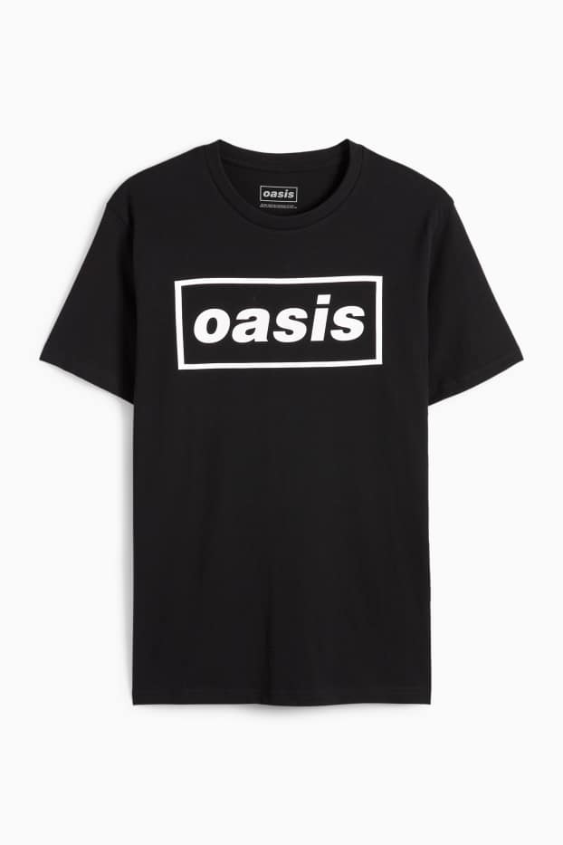 Bărbați - Tricou - regular fit - Oasis - negru