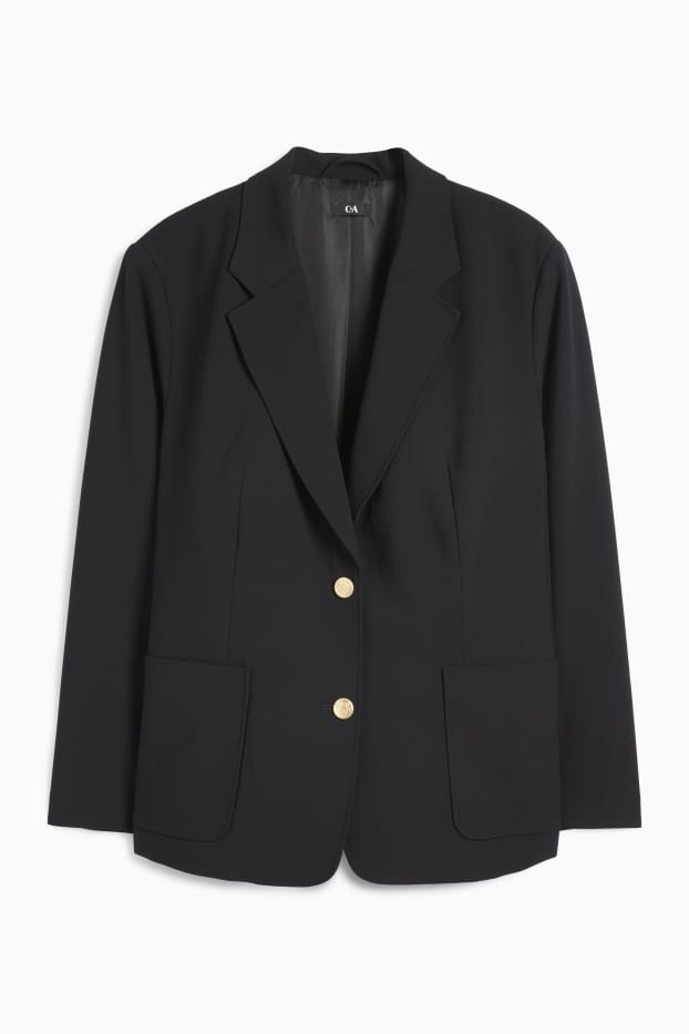 Femei - Blazer - relaxed fit - negru