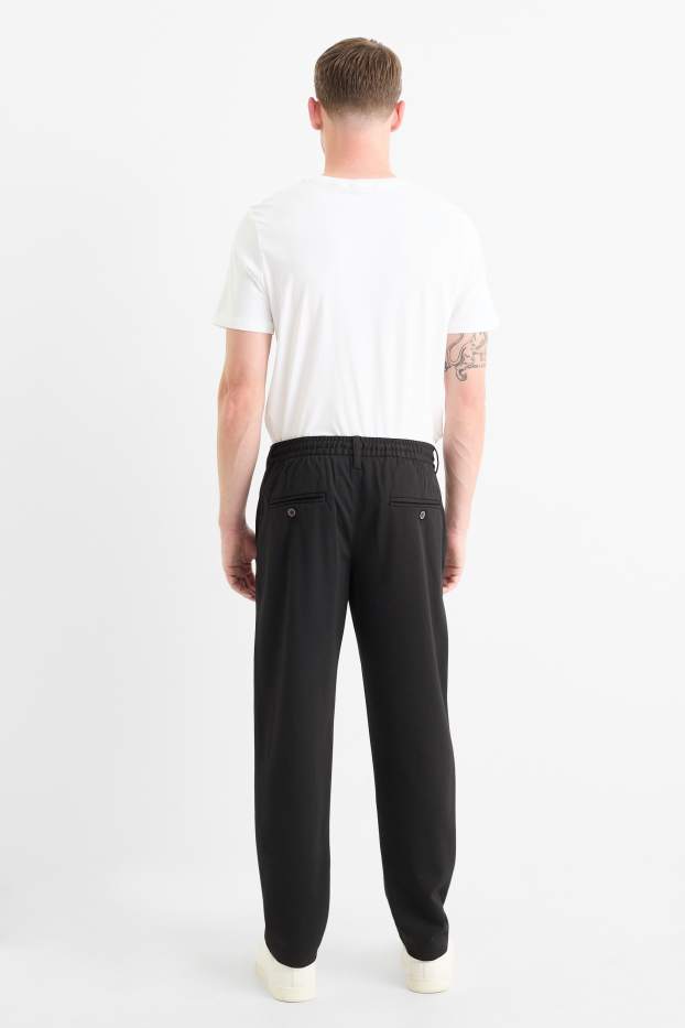 Bărbați - Chino - tapered fit - negru
