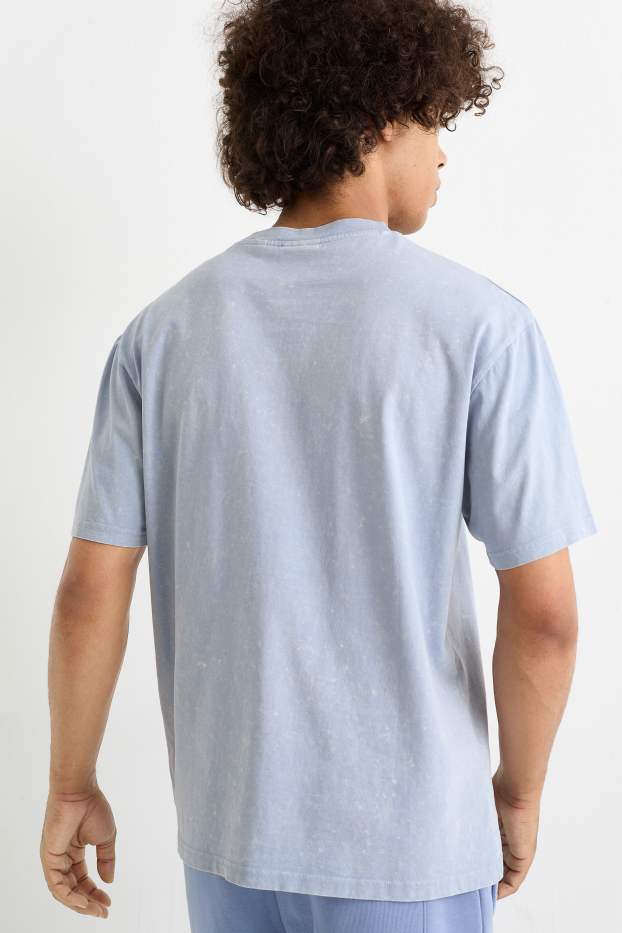 Bărbați - Tricou - relaxed fit - albastru deschis