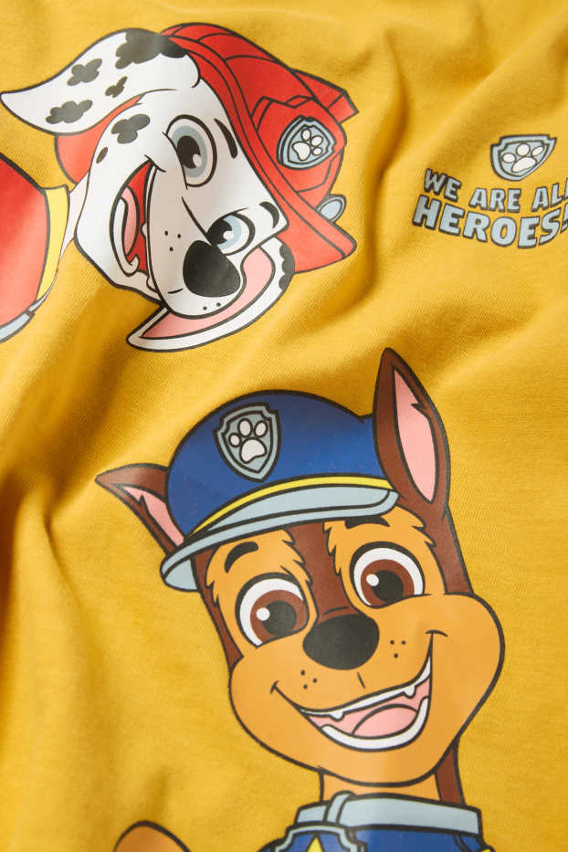 Copii - Băieți - Patrula cățelușilor - Chase, Marshall - tricou cu mânecă lungă - galben