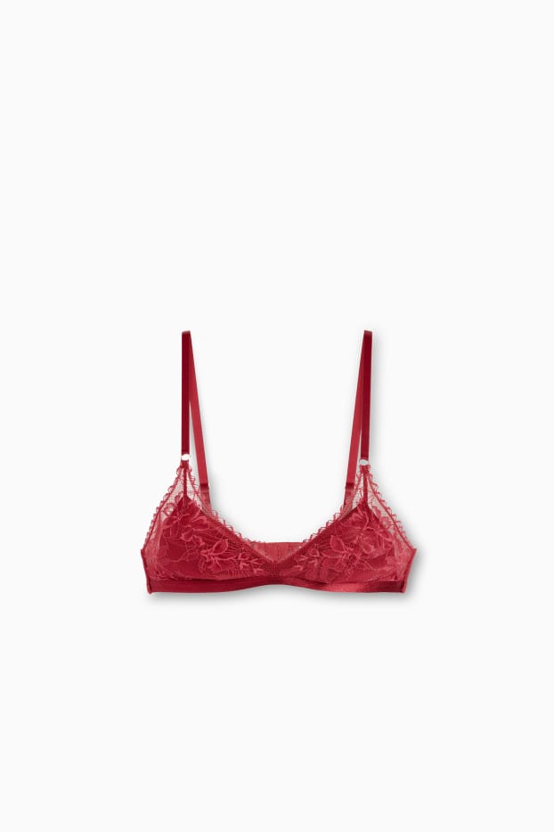 Femei - Bralette - vătuit - vișiniu