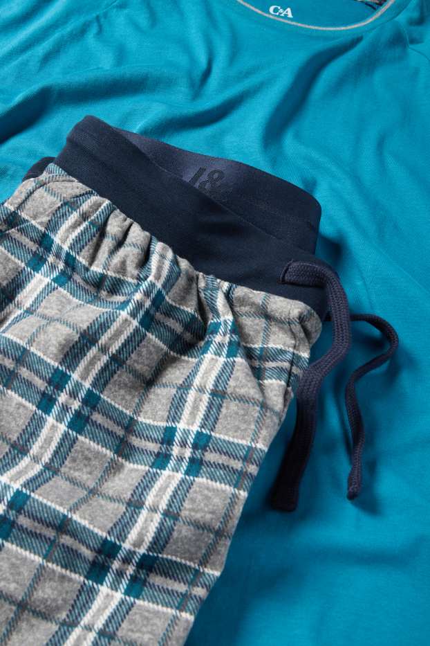 Heren - Pyjama - petrol