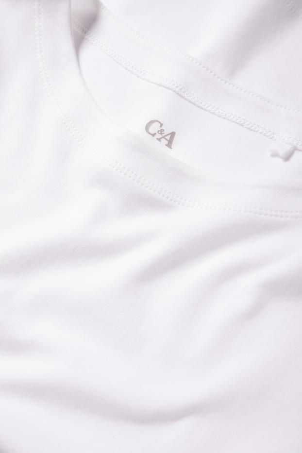 Dames - Longsleeve - regular fit - wit