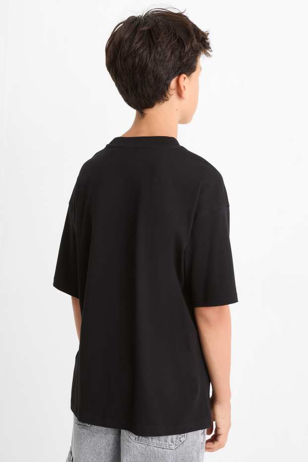 Copii - Băieți - Minecraft - tricou cu mânecă scurtă - negru