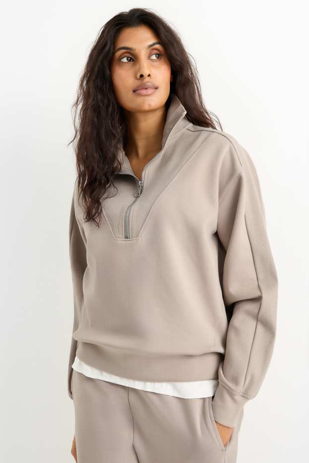 Dámské - Mikina  - světle béžová