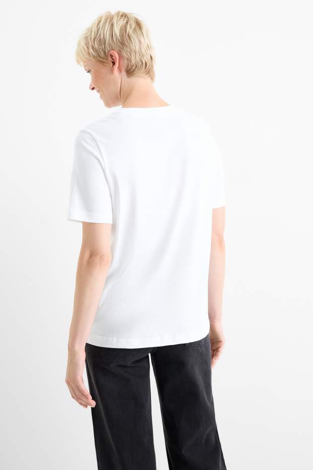 Femei - Tricou - regular fit - alb