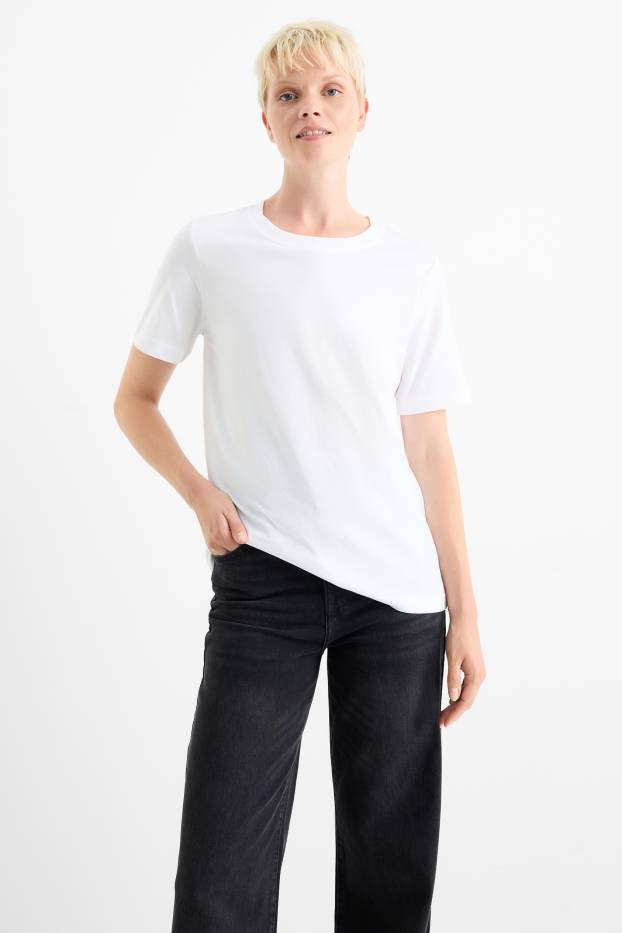 Femei - Tricou - regular fit - alb