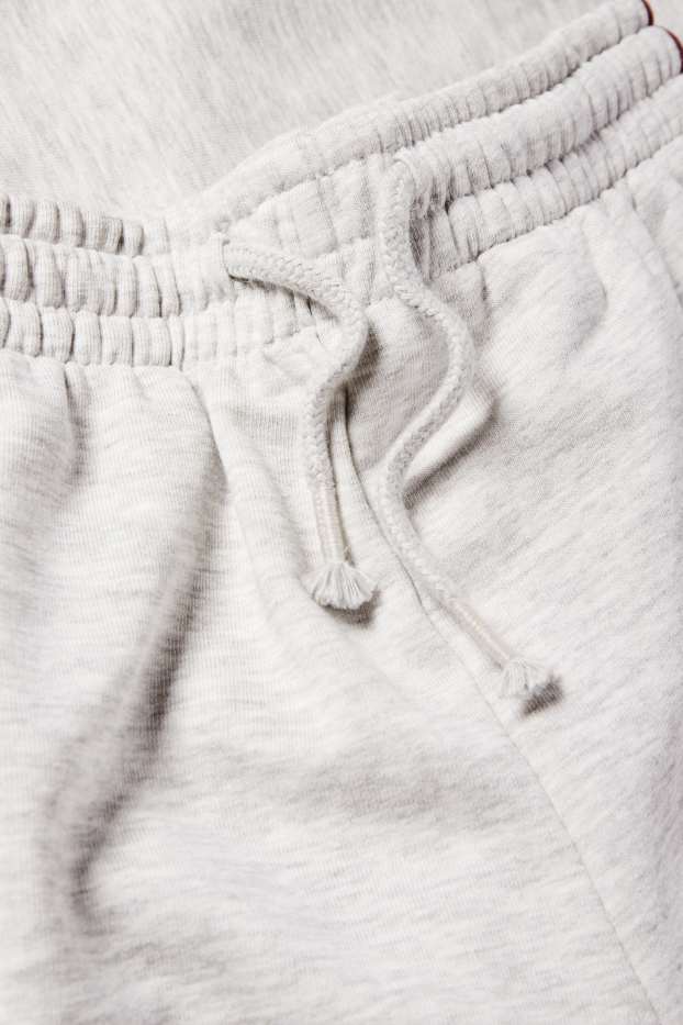Copii - Fete - Pantaloni de trening - gri deschis melanj