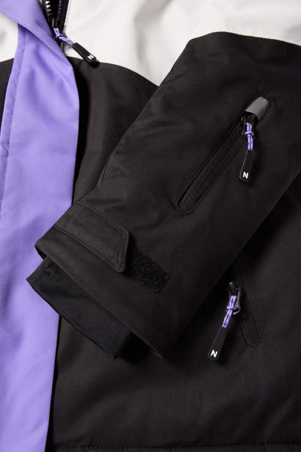 Copii - Fete - Geacă de schi cu glugă - impermeabilă - violet