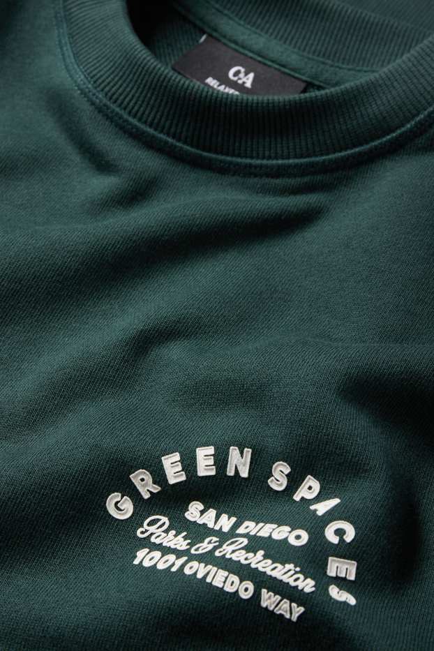 Men - Sweatshirt - dark green