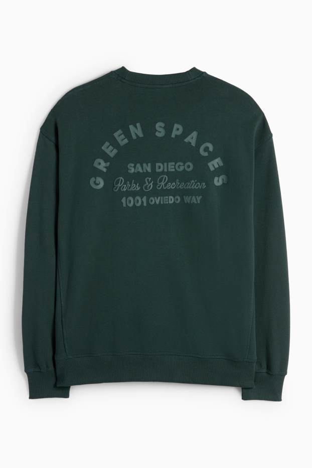 Men - Sweatshirt - dark green