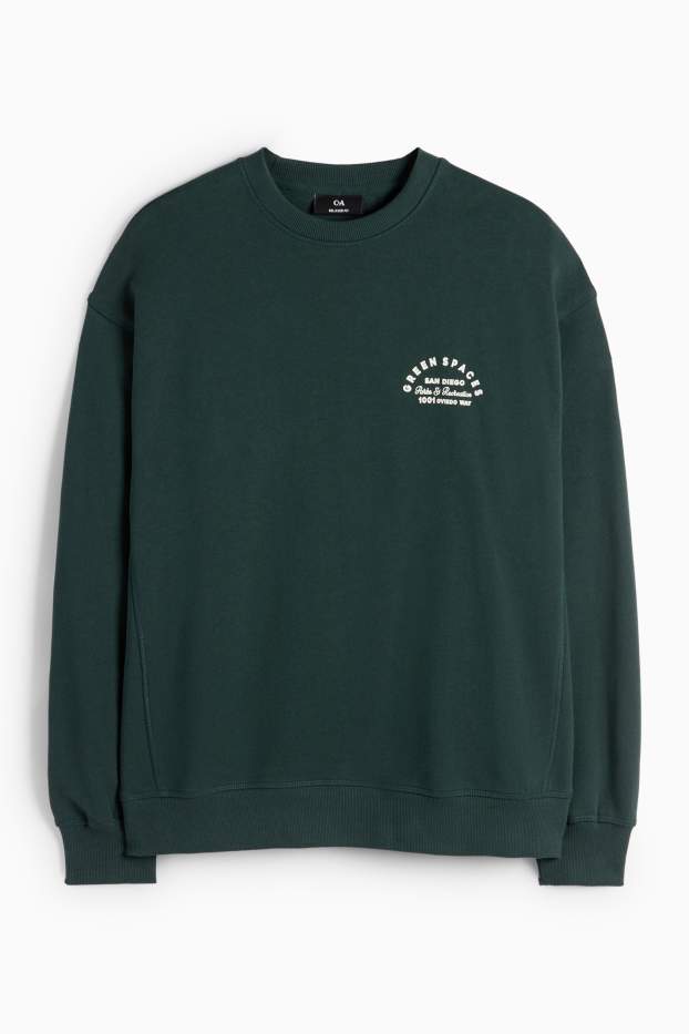 Men - Sweatshirt - dark green