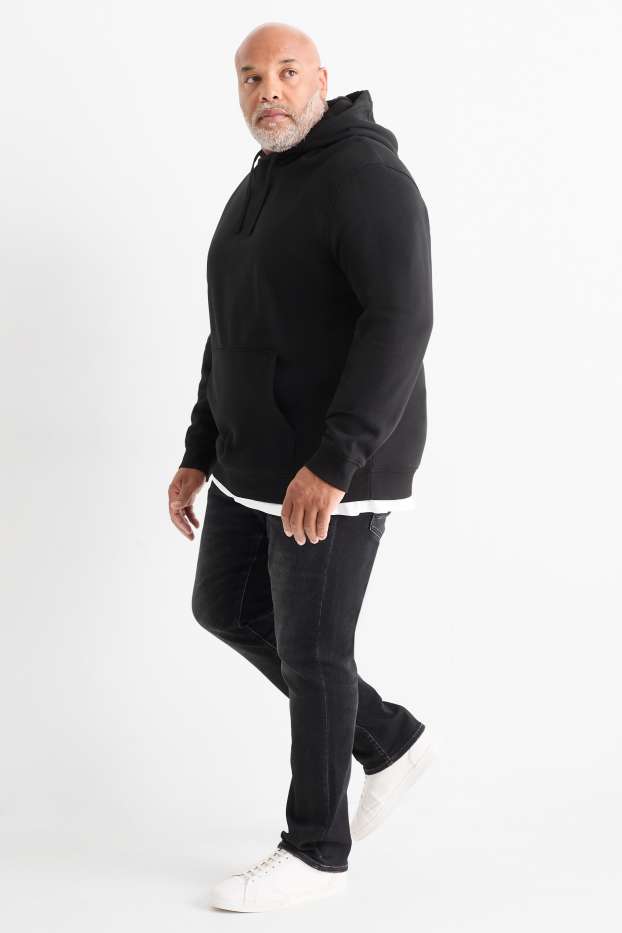 Bărbați - Slim jeans - Flex jog denim - LYCRA® - denim-gri închis
