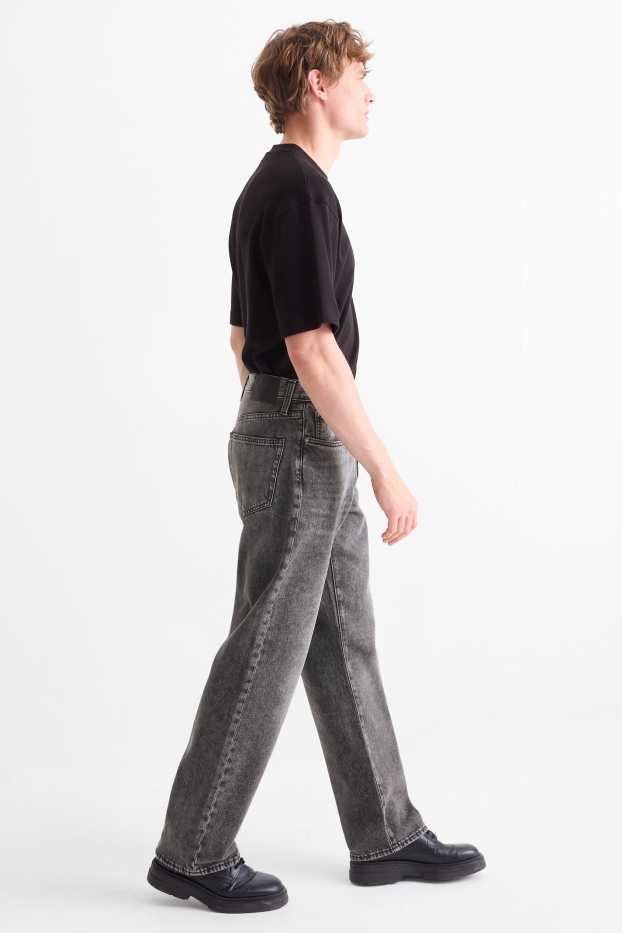 Bărbați - Relaxed jeans - denim-gri