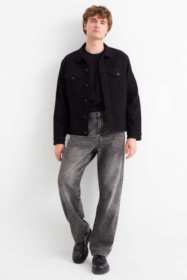Bărbați - Relaxed jeans - denim-gri