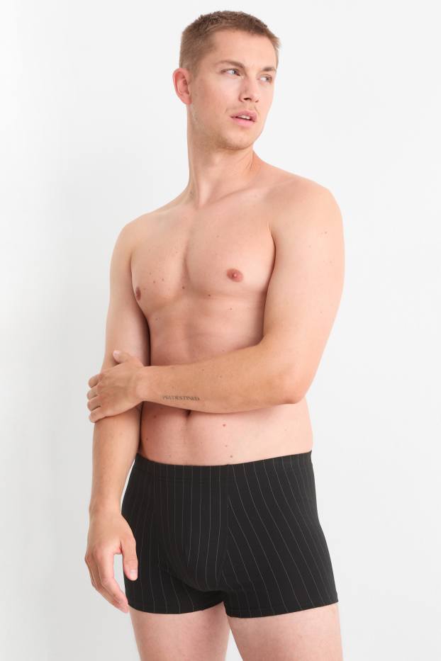 Men - Multipack of 3 - trunks - black