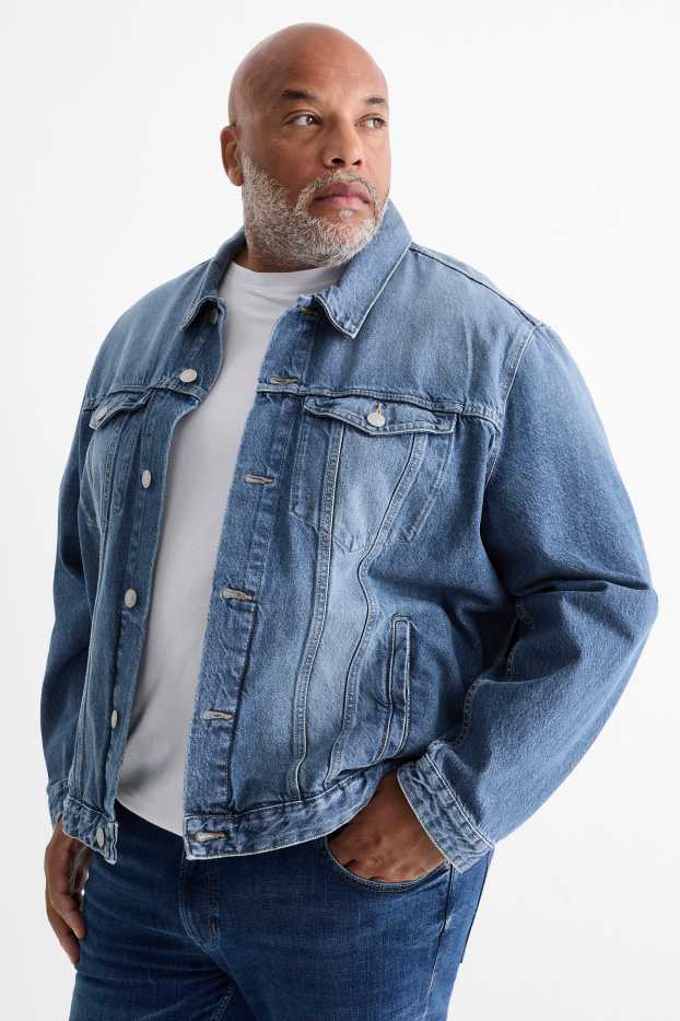 Bărbați - Jachetă din denim - denim-albastru deschis