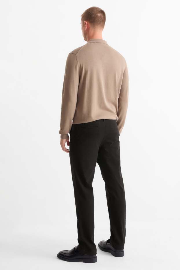Bărbați - Chino - regular fit - negru