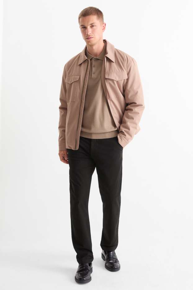 Bărbați - Chino - regular fit - negru