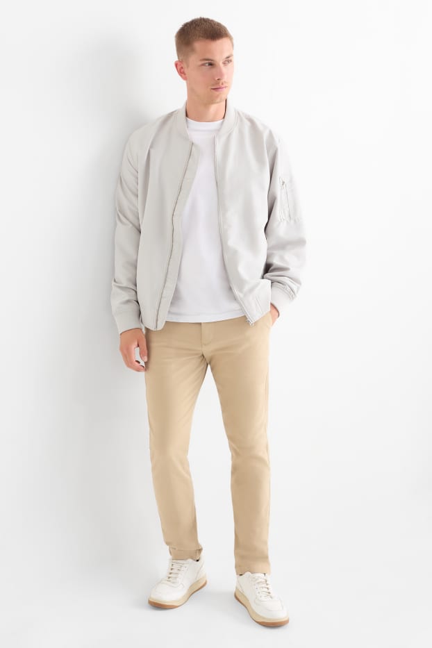 Bărbați - Chino - slim fit - bej