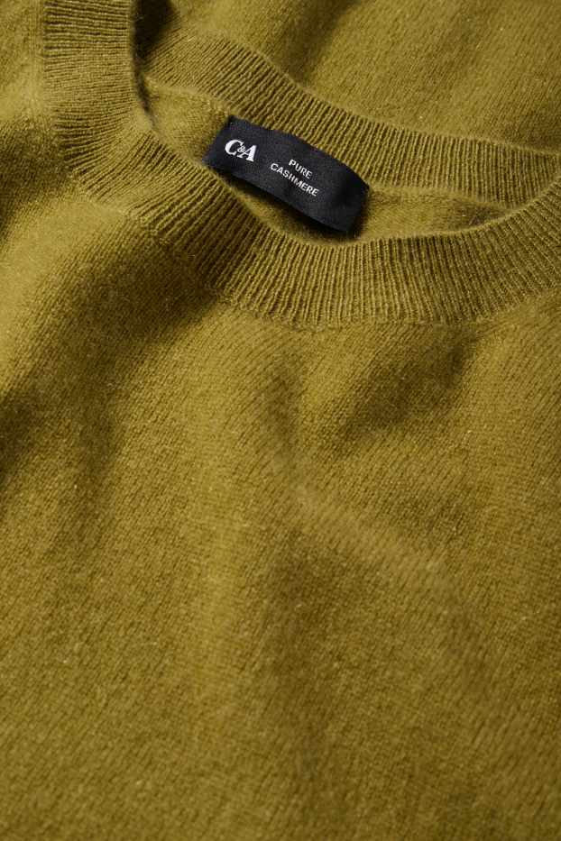 Femei - Pulover din cașmir - verde