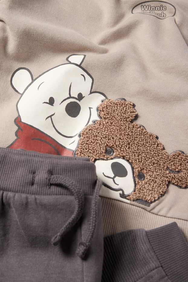 Bebeluși - băieți - Winnie de Pluș - compleu bebeluși - 2 piese - bej / maro
