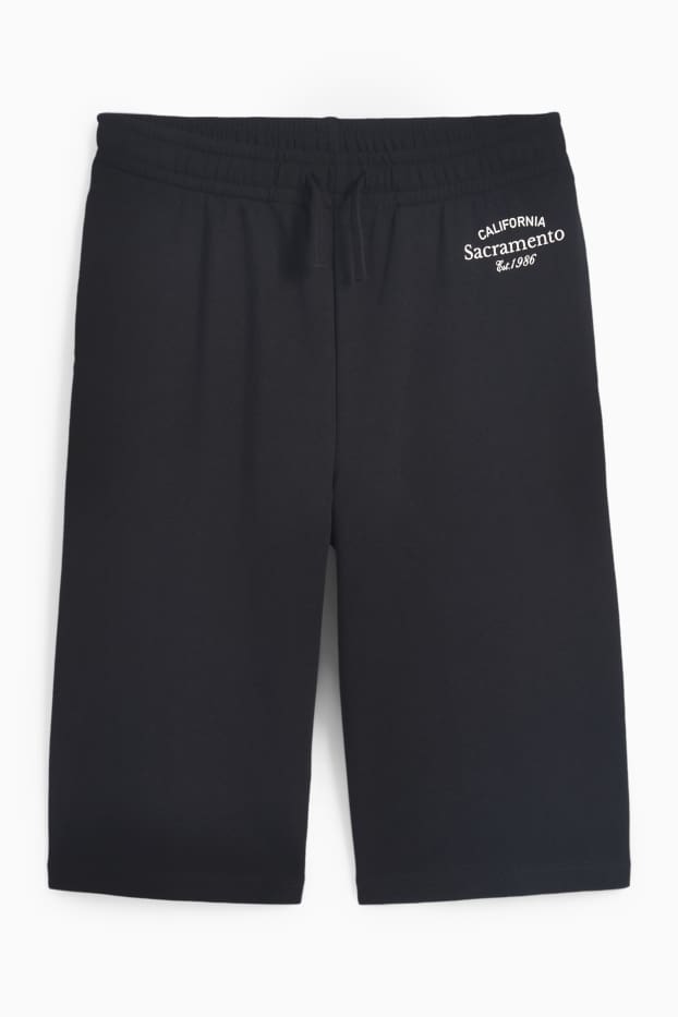 Children Girls - California - sweat Bermuda shorts - black