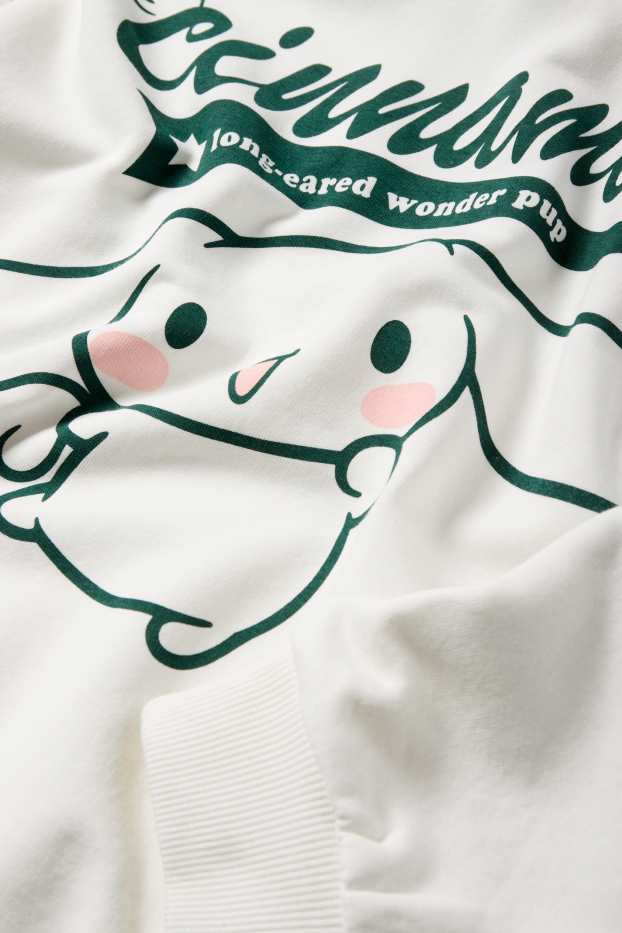 Copii - Fete - Cinnamoroll - hanorac - alb