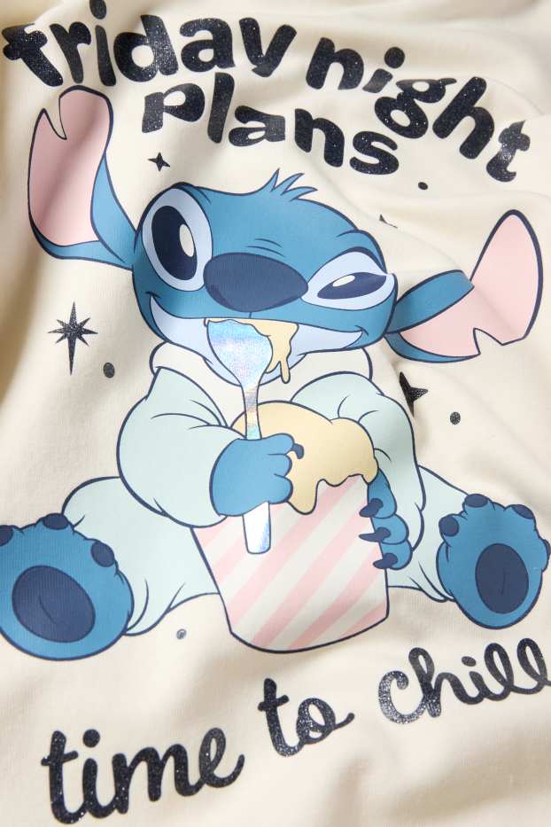 Copii - Fete - Lilo & Stitch - hanorac - alb-crem