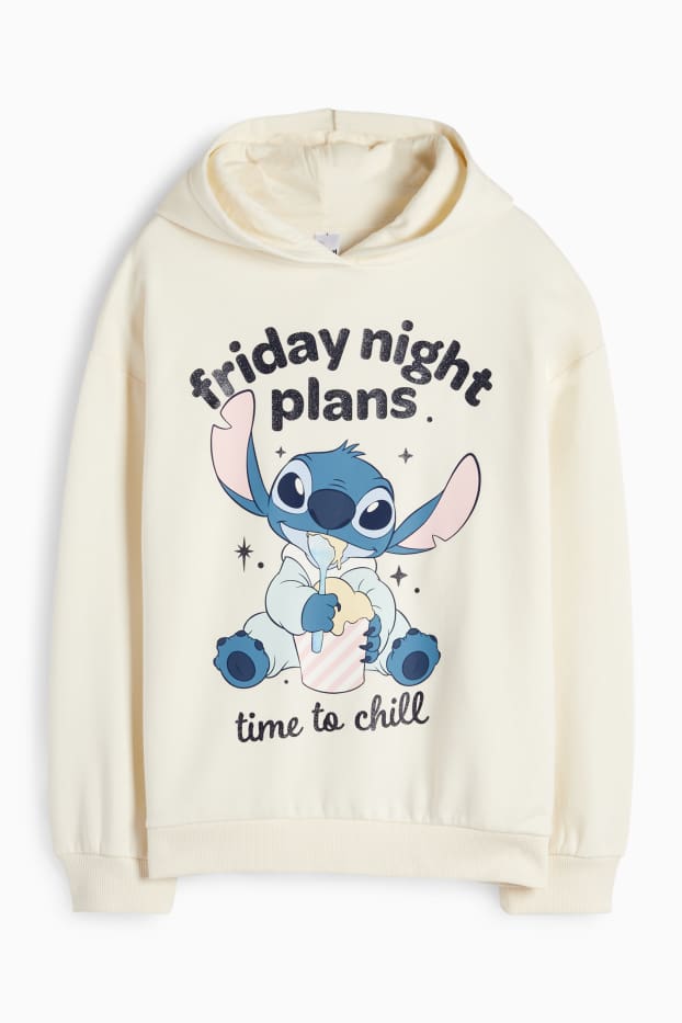 Copii - Fete - Lilo & Stitch - hanorac - alb-crem
