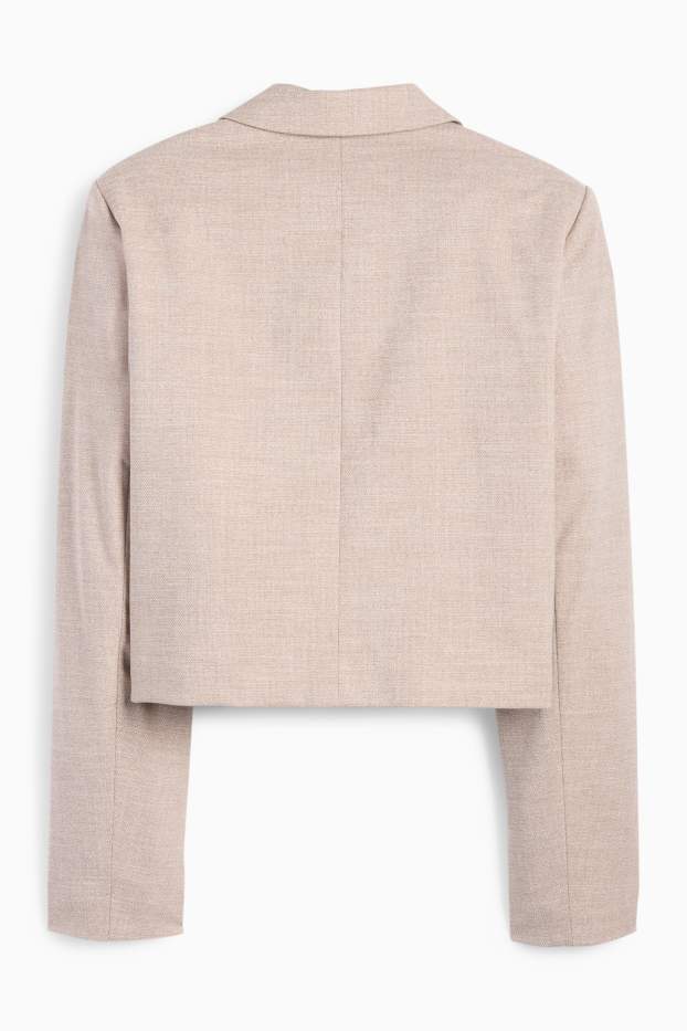 Femei - Blazer office - regular fit - structurat - bej