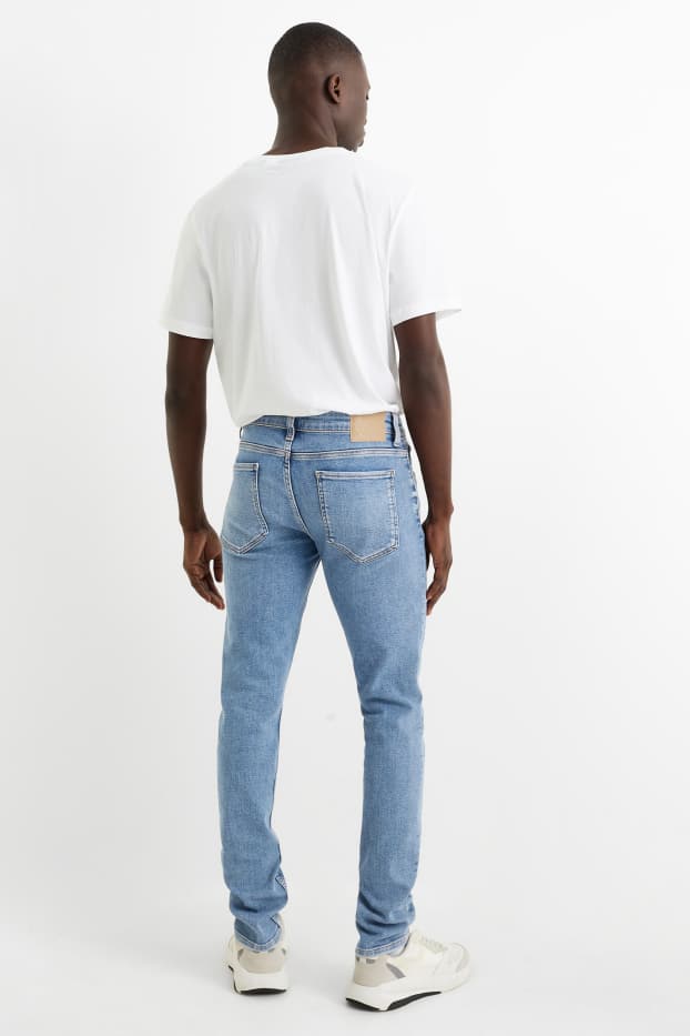 Bărbați - Skinny jeans - LYCRA® - denim-albastru