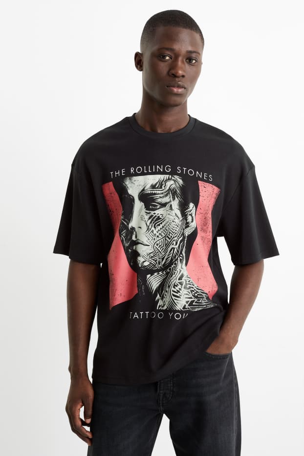 Bărbați - Tricou - relaxed fit - Rolling Stones - negru