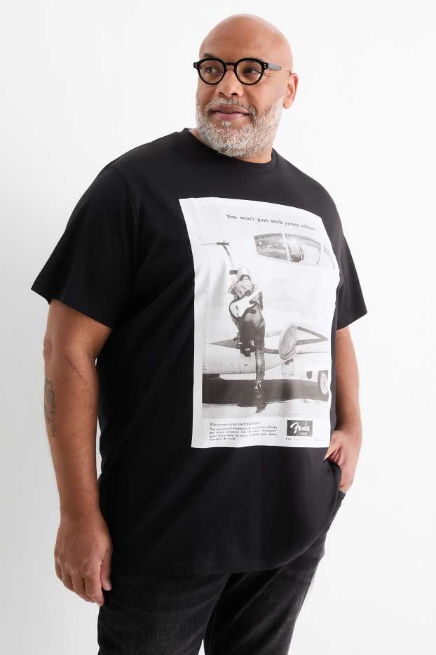 Bărbați - Tricou - regular fit - Fender - negru