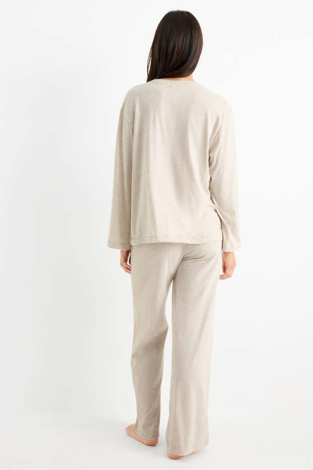 Femei - Pijama - Bambi - bej deschis