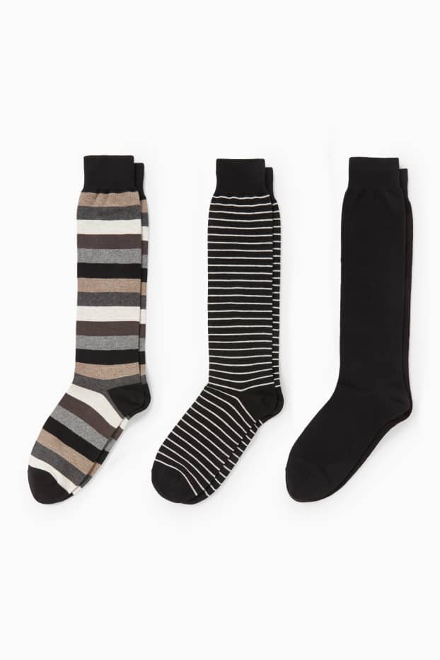 Dámské - Multipack 3 ks - podkolenky - černá