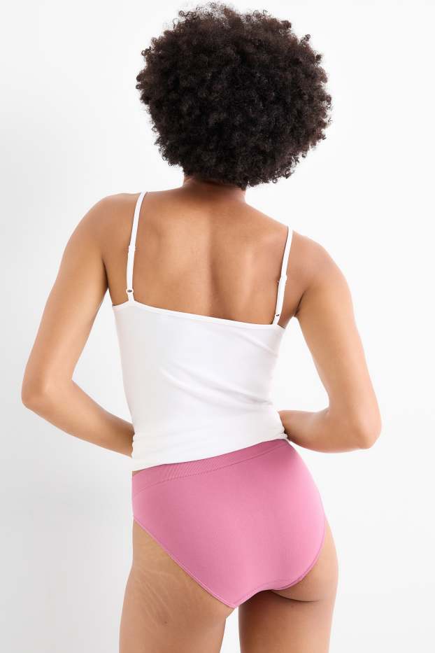 Dámské - Multipack 3 ks - kalhotky - bezešvé - tmavomodrá