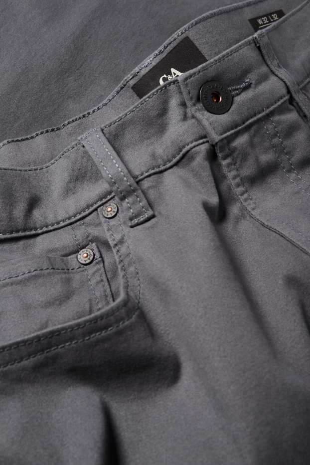 Bărbați - Pantaloni termoizolanți - regular fit - gri