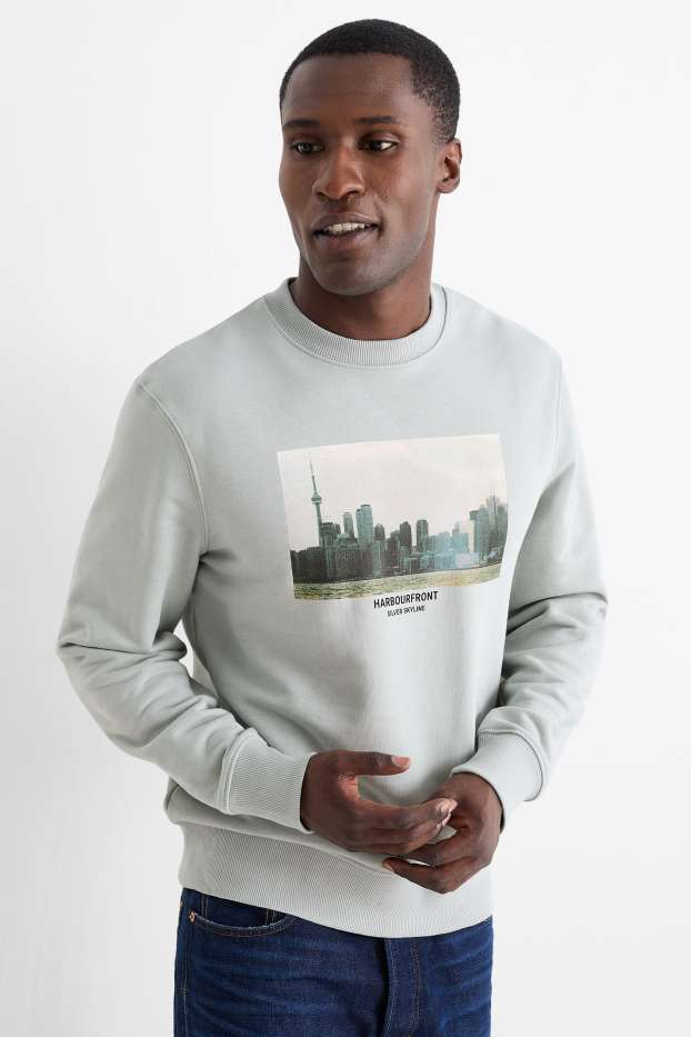 Herren - Sweatshirt - grau