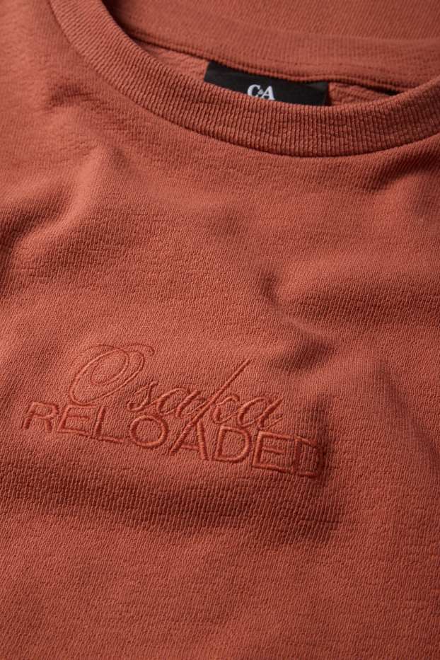 Bărbați - Tricou - supradimensionat - arămiu